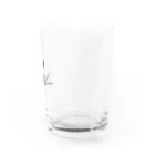 下田村の鳥の絵・バードウォッチング・シジュウカラ Water Glass :right