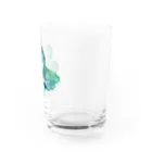 rakkosoda / コマイの葉っぱと魚と雨 Water Glass :right