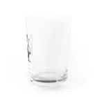 まんもすの白バイ隊員　後ろ姿 Water Glass :right