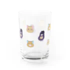 なすびちゃんねるストア♡のなすびちゃんと猫ズ Water Glass :right