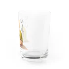 『NG （Niche・Gate）』ニッチゲート-- IN SUZURIの意味深長シリーズ　い～ち、に～いh.t.(黒文字) Water Glass :right