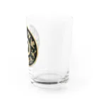 office SANGOLOWの南満州鉄道黒丸ロゴ Water Glass :right