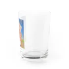 くまきち＠kyonyamamotoの不思議な国のフィッシュフットマンとにゃん Water Glass :right