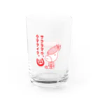 桜の左馬・うまナリSHOPの【桜満開】必勝祈願☆左馬のうまナリ Water Glass :right