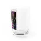 MYO ART の蝶と花　バタフライ Water Glass :right