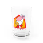 桜の左馬・うまナリSHOPの【桜満開】合格祈願☆左馬のうまナリ Water Glass :right