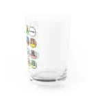 楽猫楽描しげ屋の14Cats（フルーツ） Water Glass :right