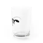 thoroughbred horseのあろさうるすのほね Water Glass :right