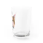 猫のイラスト屋さんのPARU Water Glass :right