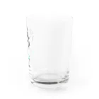 Miiiさんのふくろうウッサ氏【ミント】 Water Glass :right
