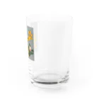 ちゃとらま　CHA10ramaのチャトラマとカエル女　　CHA1000rama Water Glass :right