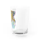 アート工房　甘月蝕(kanngesshoku)『TAaKA』のストアのMary's  tweets 『ねえ、もうこのオモチャ飽きたんだけど‼️』 Water Glass :right