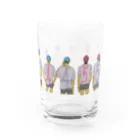 GheeeeeeSHOPのNumbersクリア　横一列 Water Glass :right