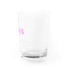 OKINAWA　LOVER　のバースデー［2.AUG］ピンク Water Glass :right