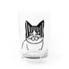 フクハラアキコのしましまのねこ Water Glass :right