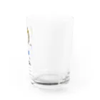 地球de遊ぼ。のヨガールasaちゃん(カラー) Water Glass :right
