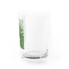 TATTUの花壇の小さな赤い花 Water Glass :right