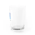 Charity Ukraine ShopのStand with Ukraine　ウクライナ　Tシャツ　平和　ひまわり Water Glass :right