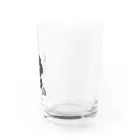 DENANの見上げる犬 Water Glass :right