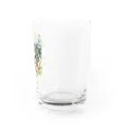 SatokostudioArtのはりねずみくんとりすちゃんの出会い Water Glass :right