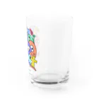 おはる屋さんのカラフルなおばけ達 Water Glass :right