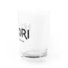 文字でもじもじ 文字ＴシャツのHITORI Water Glass :right