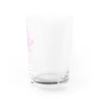 栗坊屋のピンクのピグミーシーホース Water Glass :right