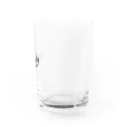 Wave Sun DesignのYutaly One’s Cafe グッズ（ブラックロゴ） Water Glass :right