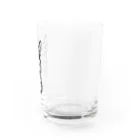 ねこの卵のおなかぱんぱんこちゃん Water Glass :right