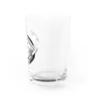 アプリコット・バスの白黒トルティーヤ猫サンド Water Glass :right