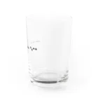 ヒュミリの店の淫語モールス信号シリーズ　「sissy」 Water Glass :right