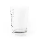 BeachBunnyのうさぎとねこ　ラグビーが好きなキミが好き Water Glass :right