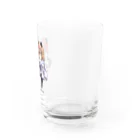 つなまよざのマフラーしゃけこ＆こむぎ Water Glass :right