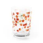 Miho MATSUNO online storeのlovely cherries（clear type） Water Glass :right