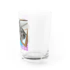 ぽいぽいまるまるのナルシストまる Water Glass :right