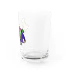 バナナ家のネコロビクス（ほんわか） Water Glass :right