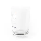 Yuraiyuのブルテリア🐾ホワイト Water Glass :right