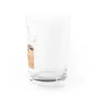 脚長コーギーの脚長コーギーむぎくん Water Glass :right