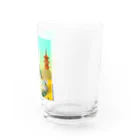 『NG （Niche・Gate）』ニッチゲート-- IN SUZURIの比丘比丘尼密会密漁善図（朝編） Water Glass :right