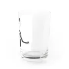 ikka-maaの息子作水墨画のゾウ Water Glass :right