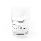  ちぢみんのおさんぽにゃんこ Water Glass :right