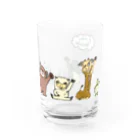 ピーマンタロスケ ✾ HEXA一本！のWelcom_Animals Water Glass :right