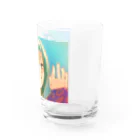 雪之丞ଳ⸒ ⸒の【くらげのくらー】道中のみどりさん Water Glass :right