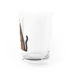 cat's pawのねこ Water Glass :right