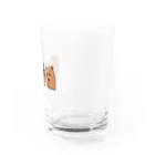 haru_kumaのくまブラザーズ(カラー) Water Glass :right