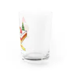 SUZURI×ヤマーフのムーリスサンタクロース Water Glass :right