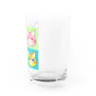 02のねこたち Water Glass :right