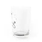Opapanの左手いぬ Water Glass :right