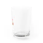 豆太郎と豆姫(まめこ)の豆兄妹の新年のご挨拶 Water Glass :right