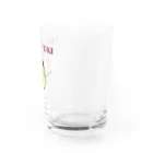 NIKORASU GOのかき氷デザイン「宇治金時」（Tシャツ・パーカー・グッズ・ETC） Water Glass :right